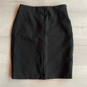 WHBM Black Pencil Skirt
